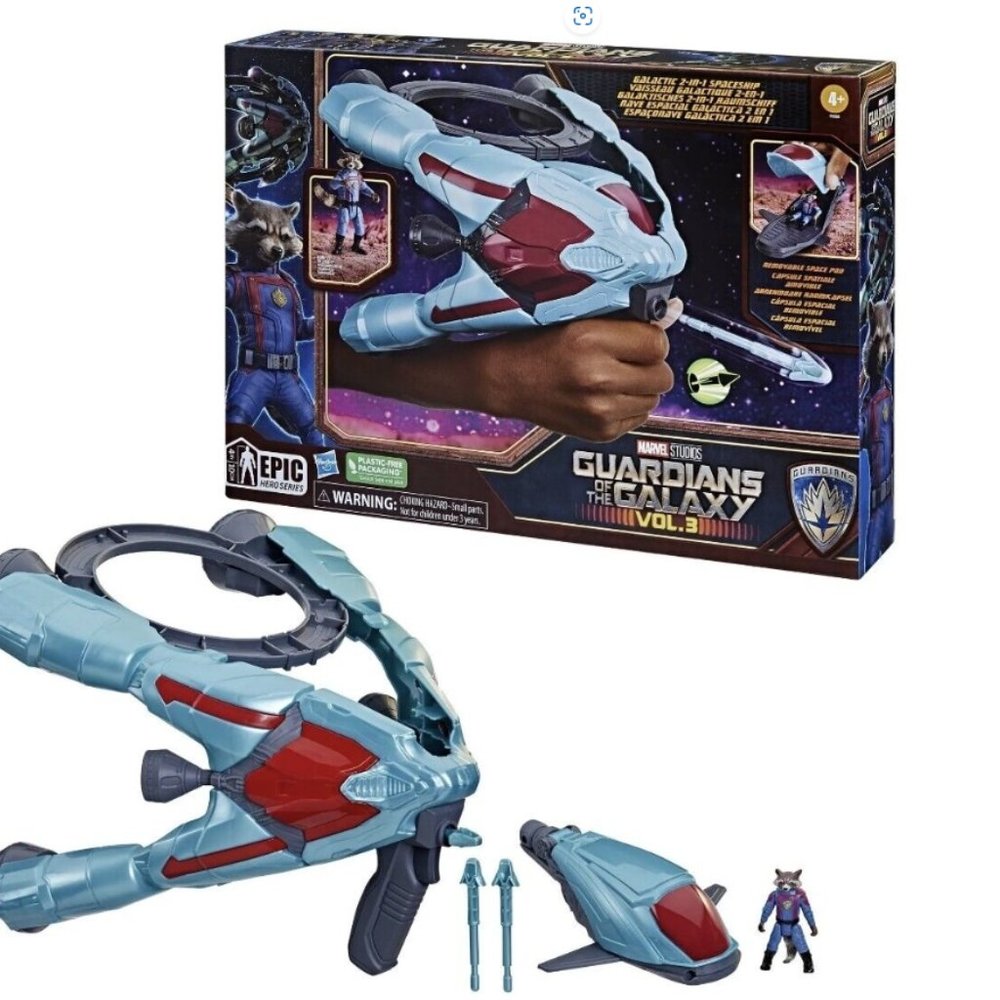 Marvel Guardians of The Galaxy Vol 3 Galactic Spaceship Blaster Epic Heroes